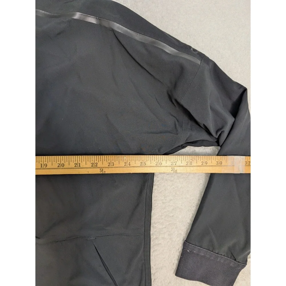 Adidas Running Sports Reversible Jacket‎ Mens XL Ventilated Gry Black $120